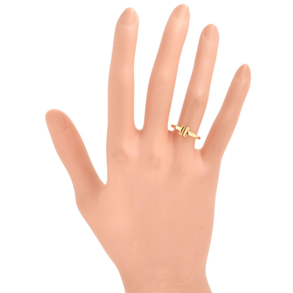 ティファニー Tiffany&Co. Tワイヤー リング 指輪 約9号 K18YG