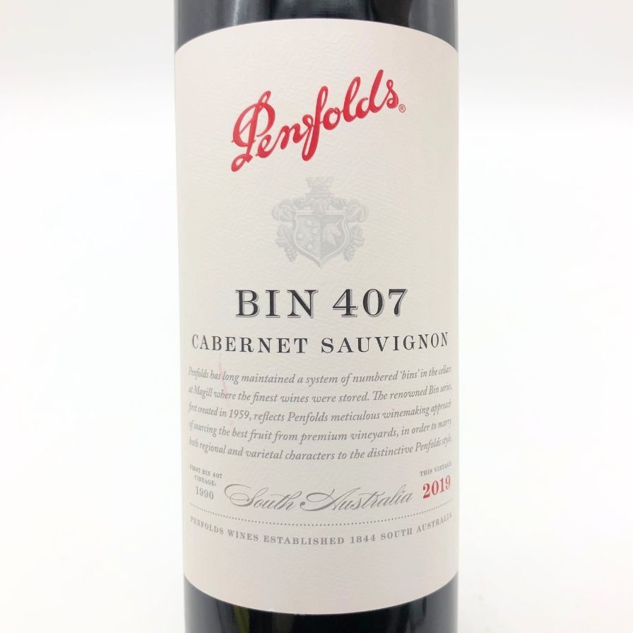 ペンフォールズ BIN 407 カベルネ・ソーヴィニヨン 2019 2019 Bin 407 Cabernet Sauvignon with Gift Box