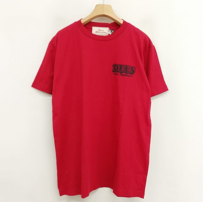 Deus Ex Machina☆MEMPHIS TEE バックプリント 半袖 Tシャツ デウスエクスマキナ DEUS EX MACHINA DMF22GRT832L MEMPHIS TEE