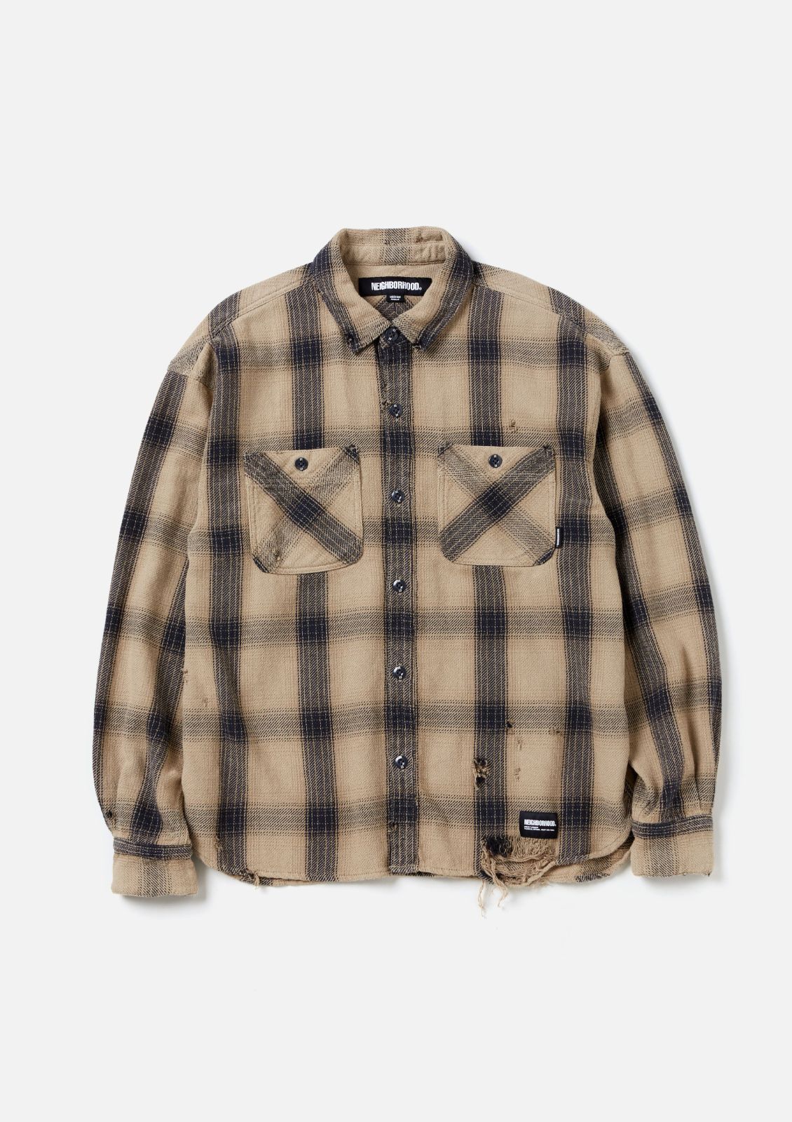 SAVAGE BLOCK HOMBRE CHECK SHIRT LS | NEIGHBORHOOD