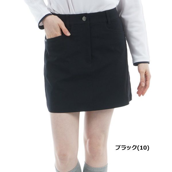 トミーヒルフィガー ゴルフレディース プリーツスカート TOMMY HILFIGER THLA567 秋冬モデル ブラック 10