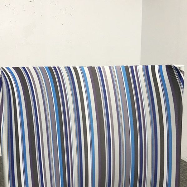 自立パーティション エアフレット R型 プラス ホワイト ブルーストライプ