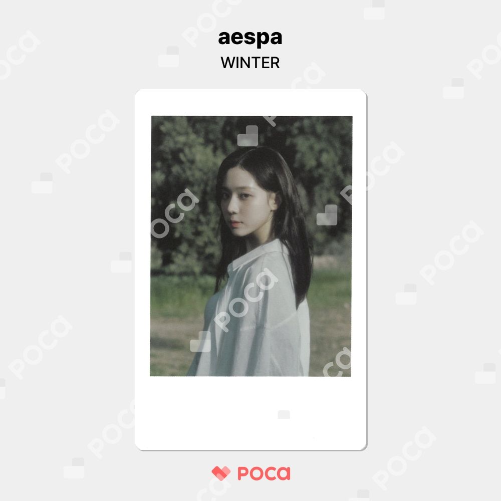 aespa ウィンター トレカ MY WORLD Zine Ver. Polaroid Card Set