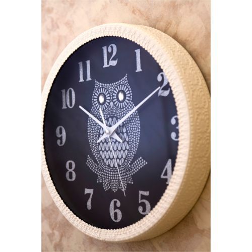 静音/連続秒針/壁掛時計】アルテミスウォールクロック 時計 フクロウ