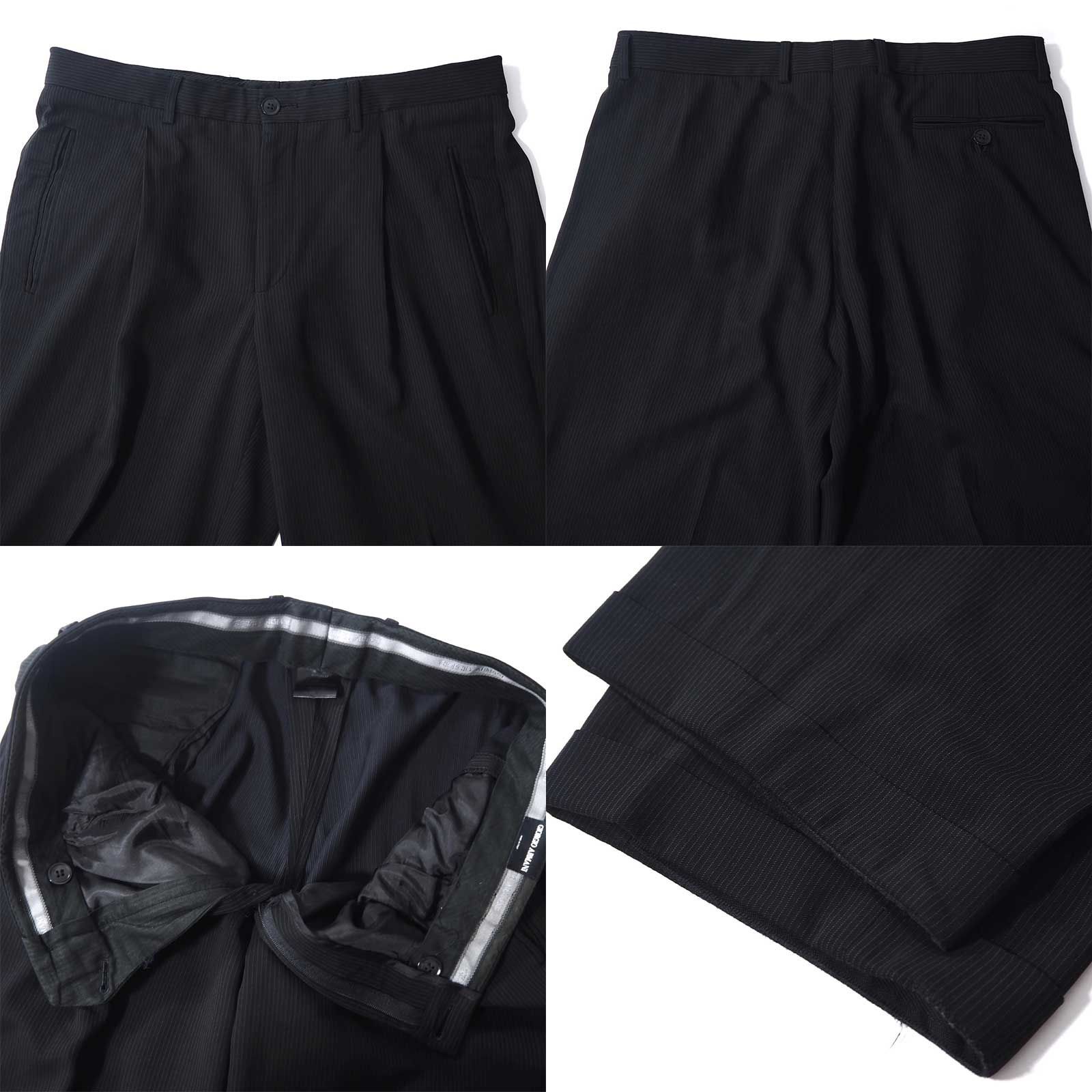 □ジョルジオアルマーニ GIORGIO ARMANI ウール シルク ダブル