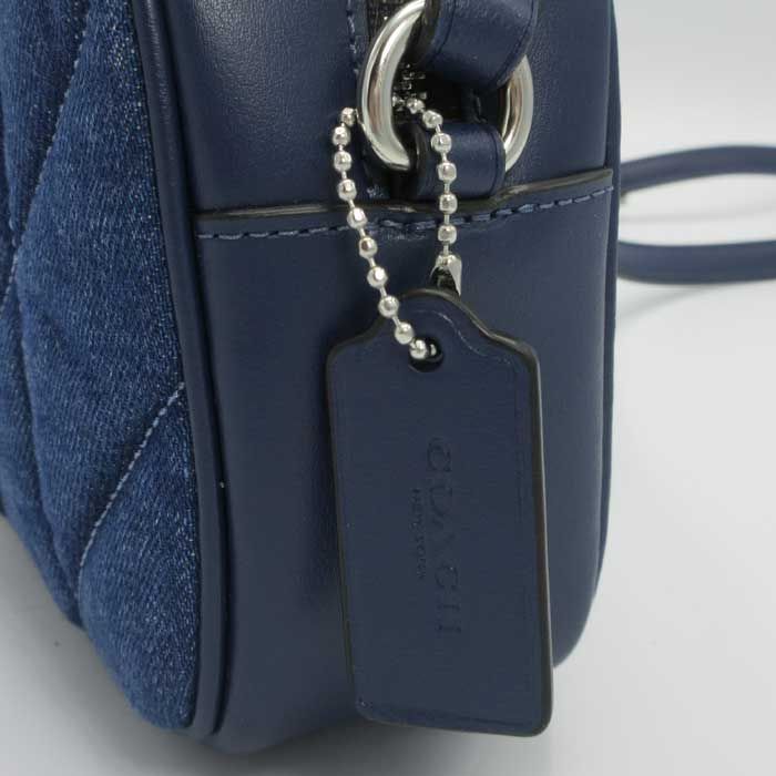 【極美品】コーチ ショルダーバッグ カメラバッグ デニム 斜め掛け 1291 コーチ ショルダーバッグ カメラバッグ デニム COACH - 【極美品