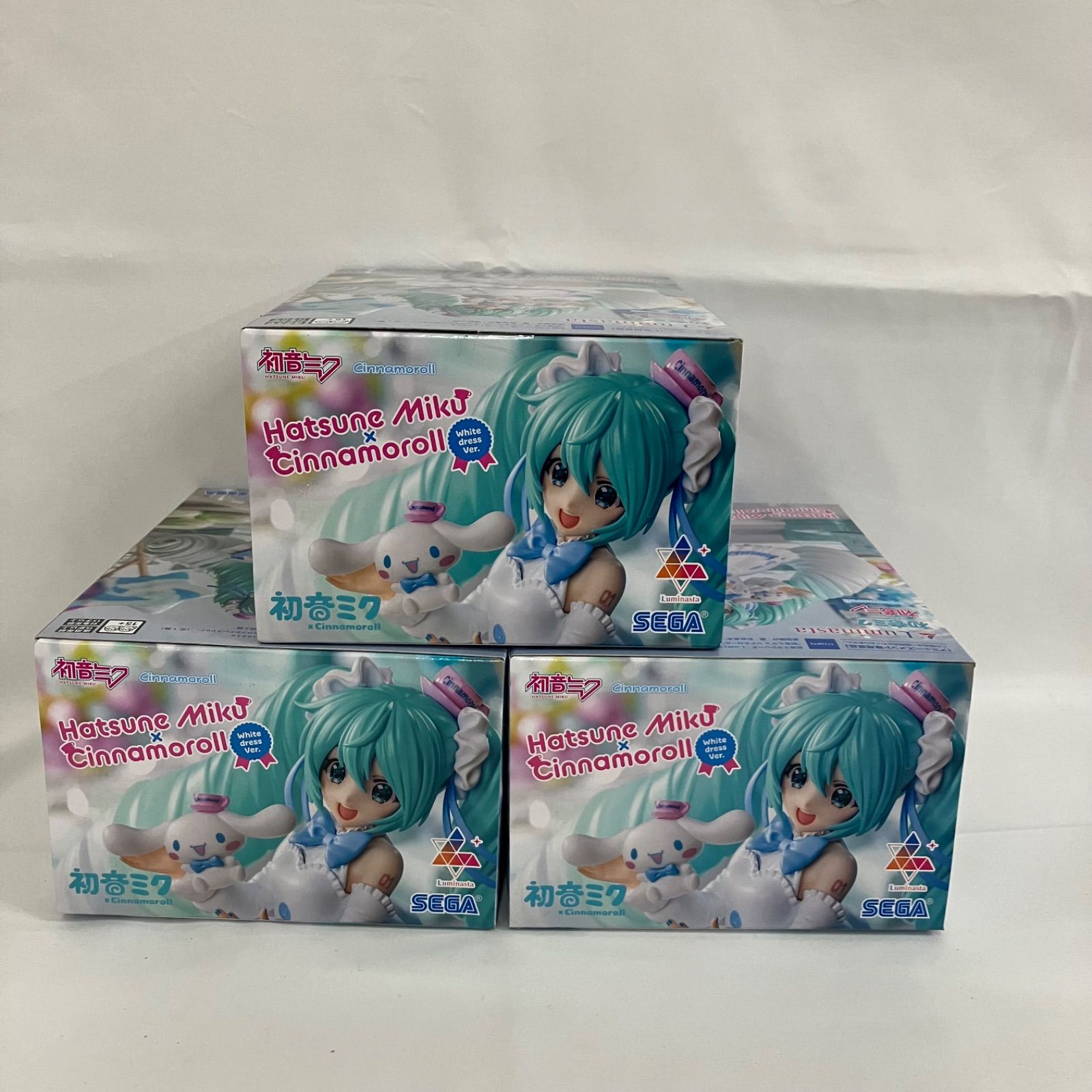 未開封 初音ミク Luminasta 初音ミク×シナモロール ホワイト