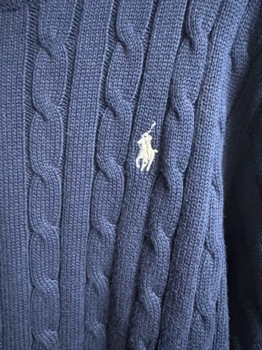 ポロ Ralph Lauren ラルフローレン ウーマンズ ケーブル編み ケーブルニット Xl ネイビー
