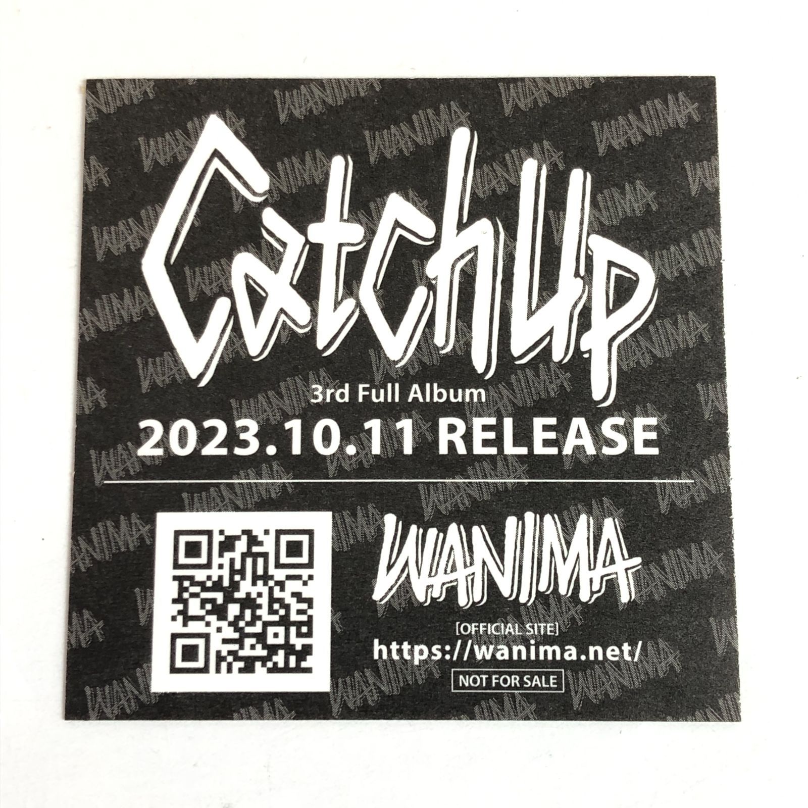 未開封品】 WANIMA ワニマ Catch Up CD Blu-ray付き 初回限定盤