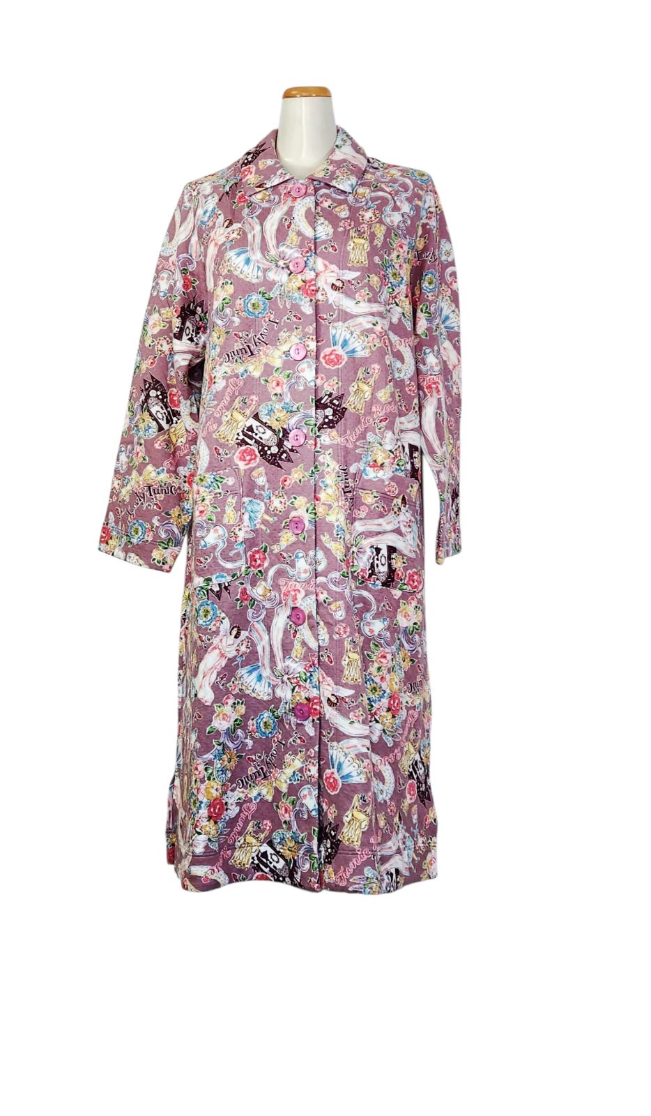 キャットキルトお城 パープル色