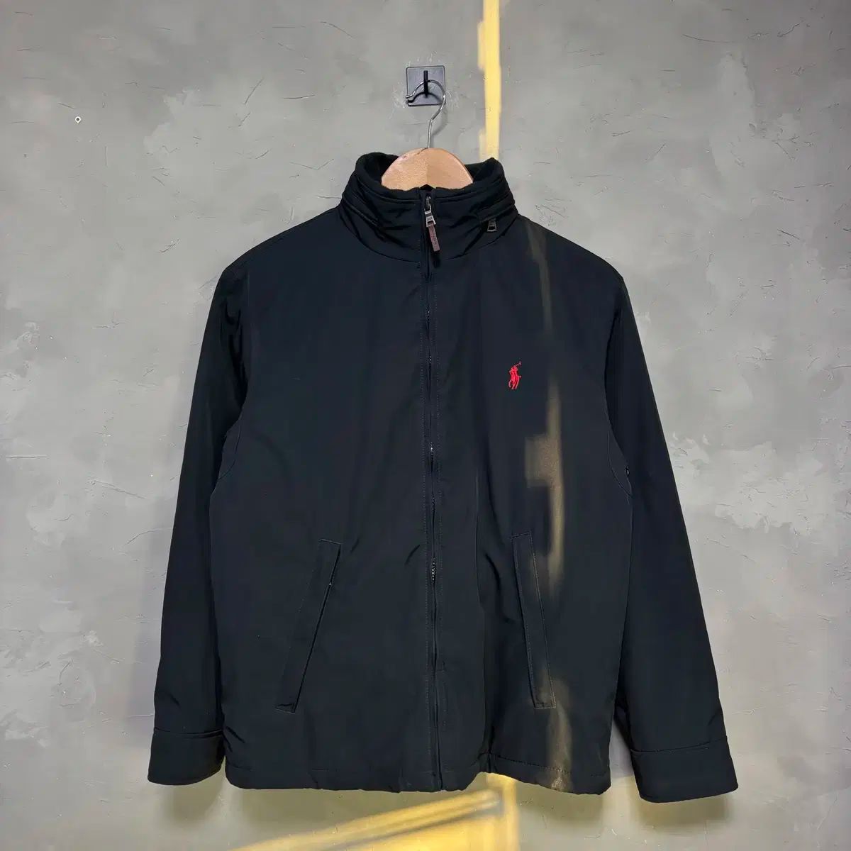 ポロラルフローレン　キルティングジャケット　コーデュロイ襟　黒　7 Polo Ralph Lauren ポロ ラルフローレン コーデュロイ襟 キルティング