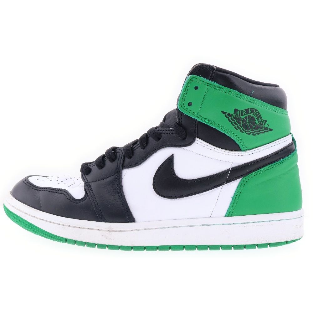 NIKE (ナイキ) AIR JORDAN1 RETRO HIGH OG エアジョーダン1 セルティックス ラッキーグリーン ハイカットスニーカー ホワイト/グリーン/ブラック US9.5/27.5cm DZ5485-031