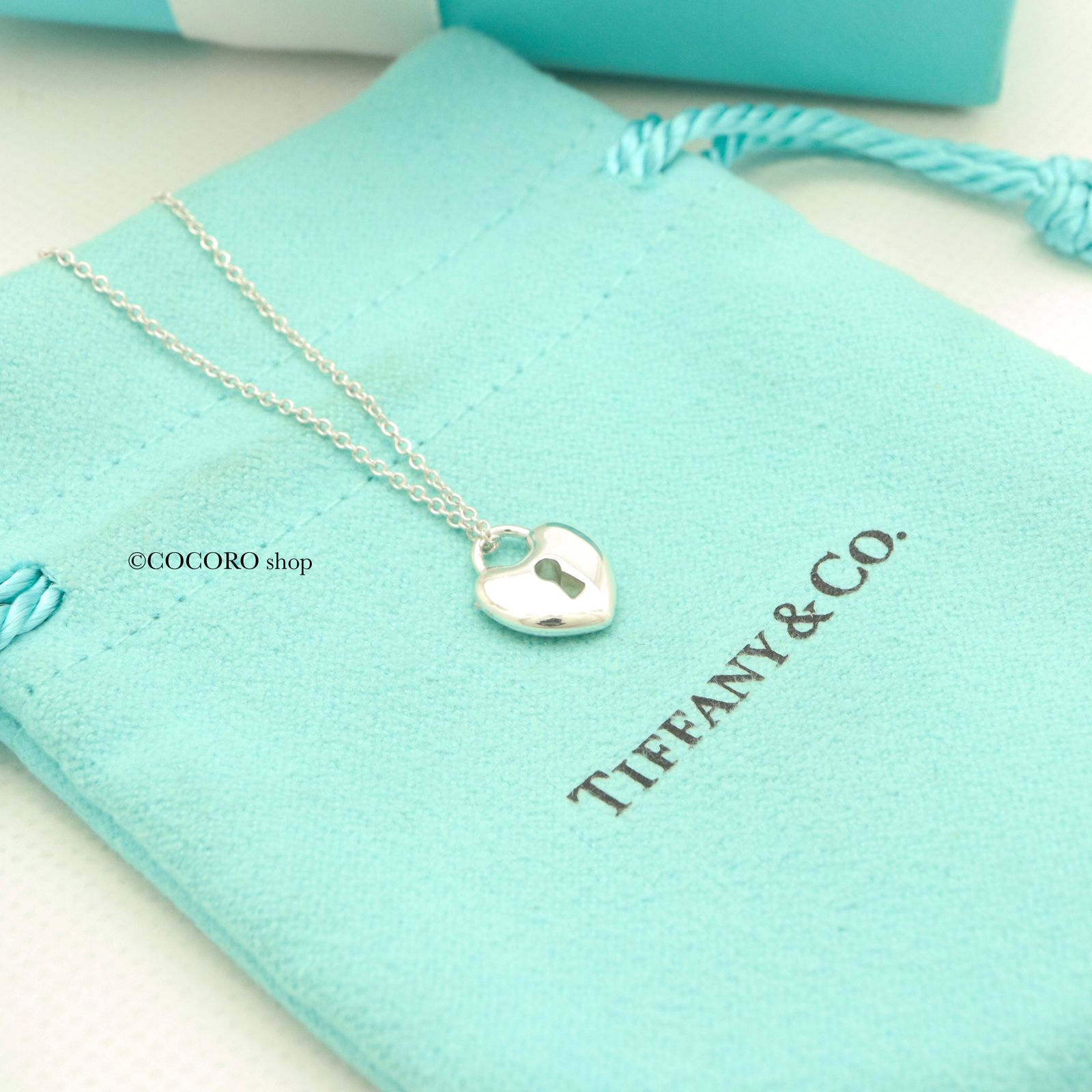 美品】ティファニー TIFFANY&Co. ハート ロック ネックレス