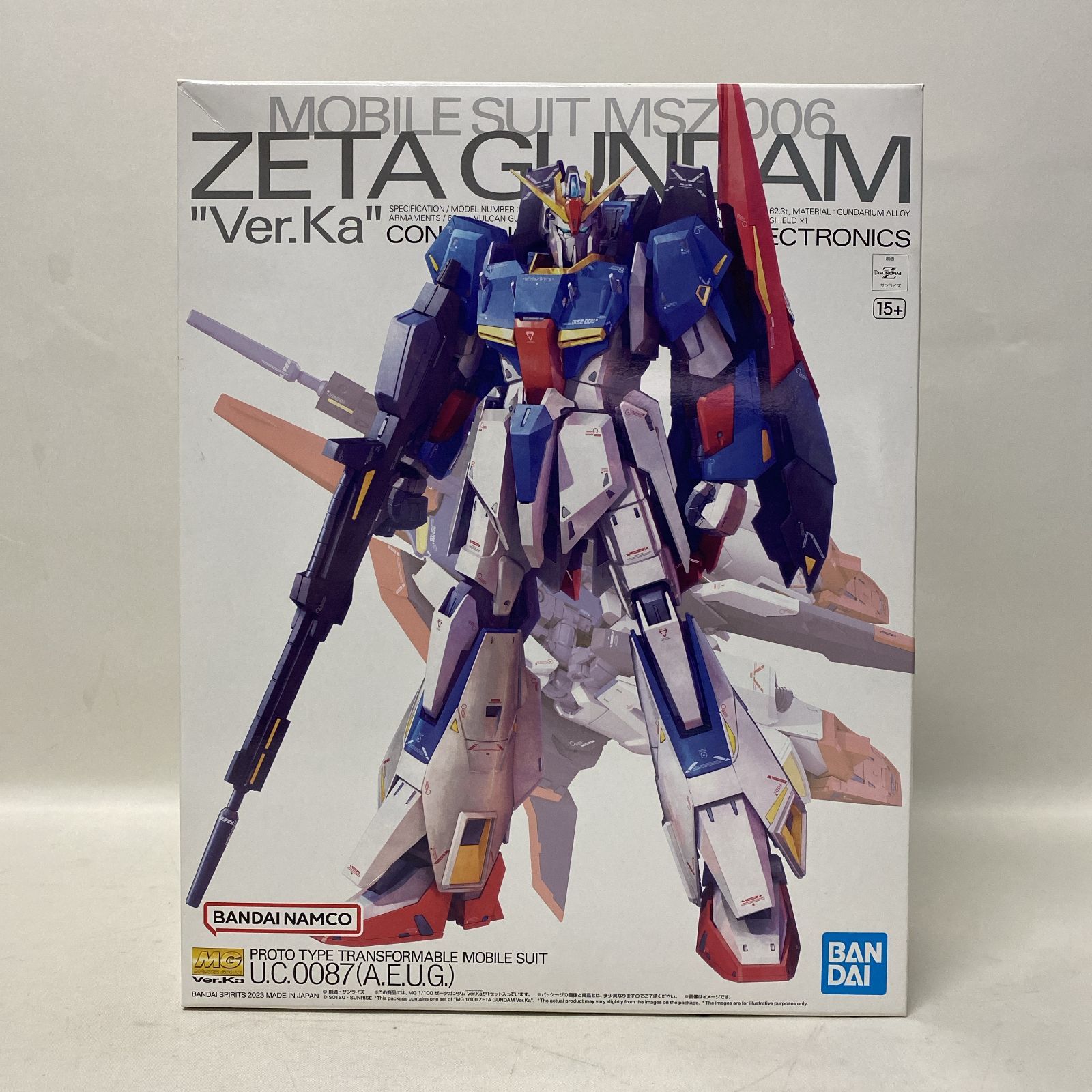 Zガンダム　ver．Ka 組立済み Amazon | BANDAI SPIRITS(バンダイ スピリッツ) MG 機動戦士Z