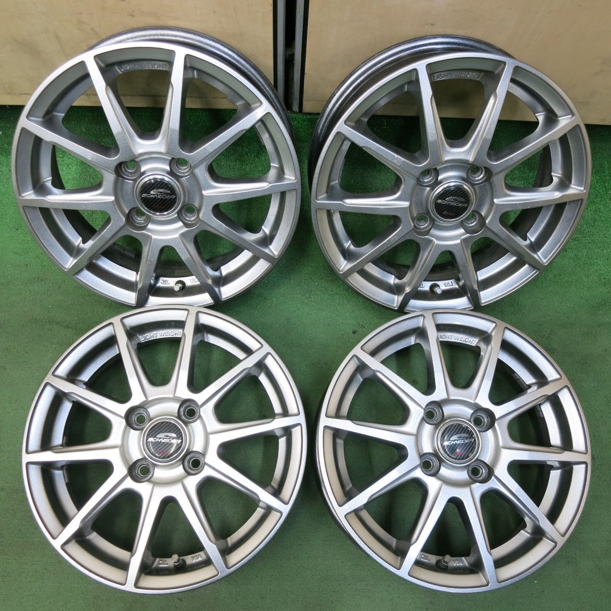 4本価格 SCHNEIDER ATECH シュナイダー エーテック 14インチ ホイール 14×4.5J PCD100|4H 5042311SYホ