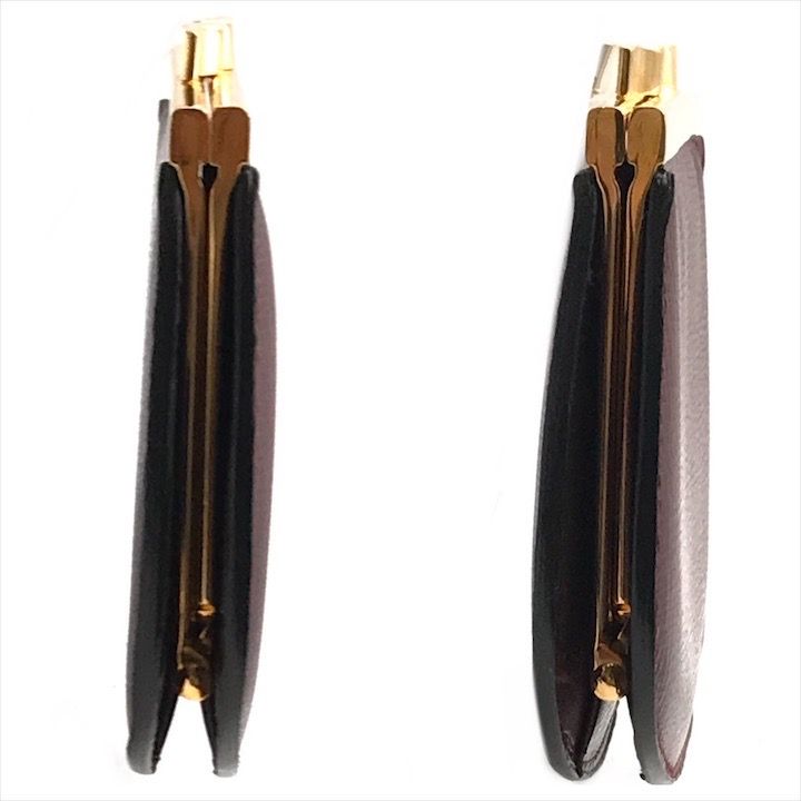 【美品】Cartier カルティエ ケース がま口 マストライン ボルドー MUST DE CARTIER 未使用品 Cartier カルティエ マストライン