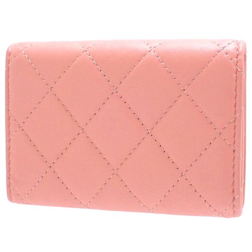 CHANEL(シャネル) マトラッセ ココマーク 三つ折り財布