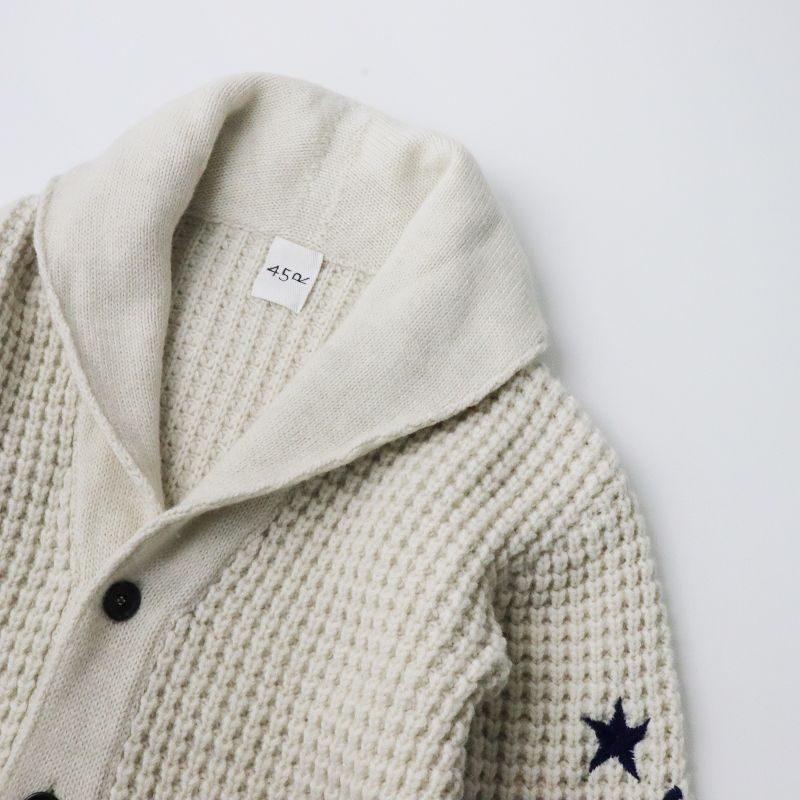 美品 45R 45rpm フォーティファイブアール ワッフルKNITロングカウチン  