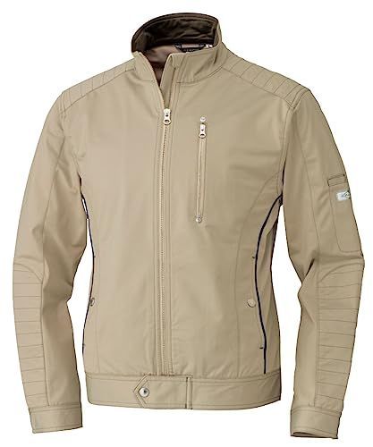 01.ベージュ_5L [寅壱] 作業服 作業着 2810-124 トリコットジャケット M-5L 年間(５Ｌ 01.ベージュ)
