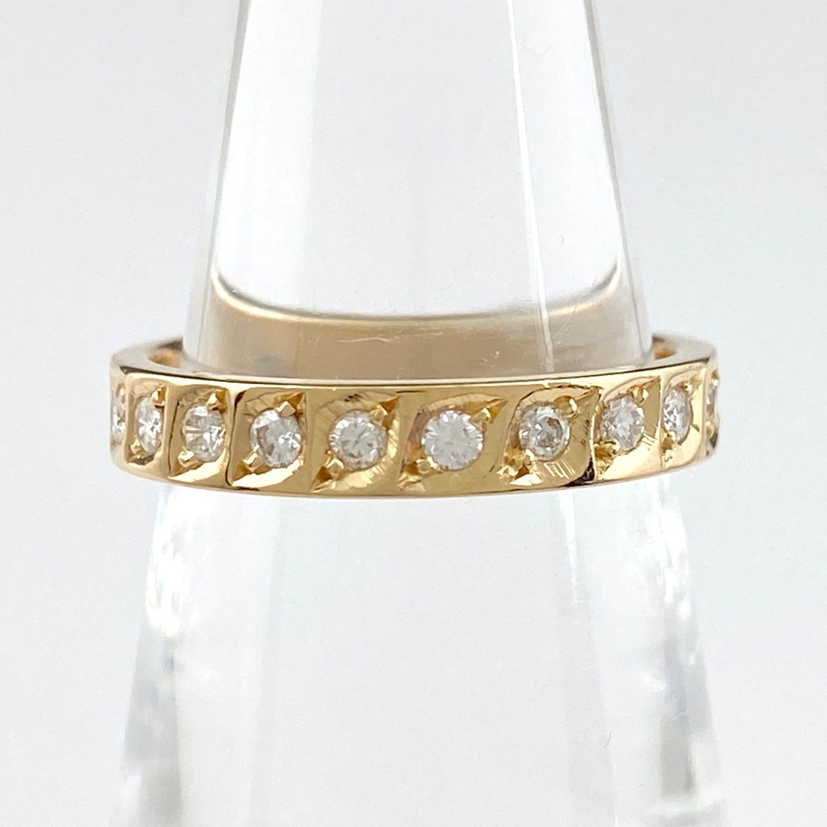 バイセルジュエリーメレダイヤ デザインリング 10号 K18 - リング(指輪)