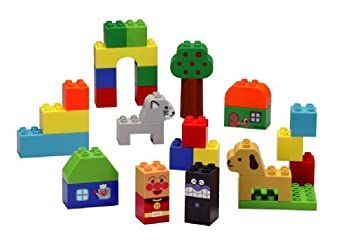 中古】「未使用品」ブロックラボ アンパンマン はじめてのブロック