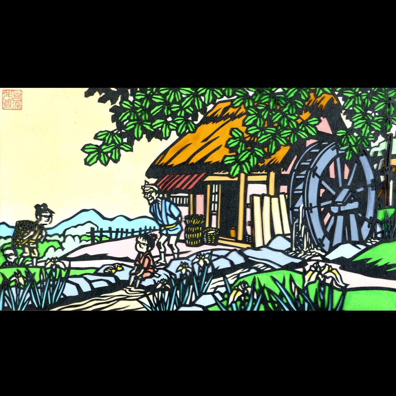 滝平二郎 オリジナル版画 滝平二郎オリジナル版画 額装版 花シリーズ 夏 限定品 - メルカリ