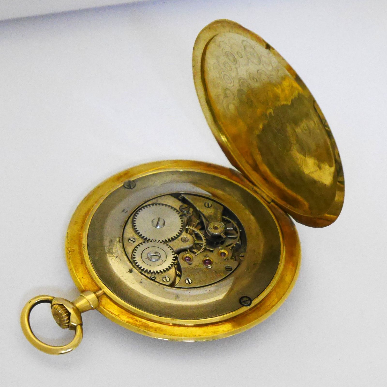 懐中時計 アンティーク K18 動作確認済み Yahoo!オークション - K18 金製 懐中時計 重さ約124g