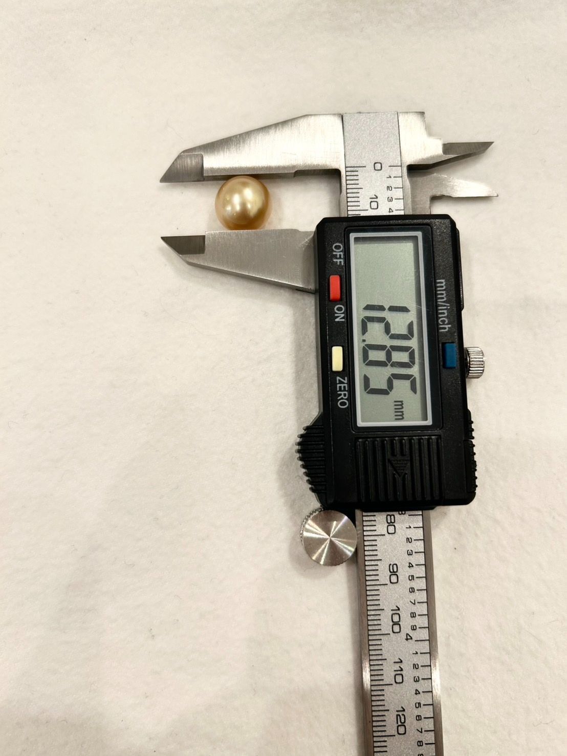 南洋真珠 2 節約 珠】南洋パール ペア オーバル型 ゴールド ルース LSPL70