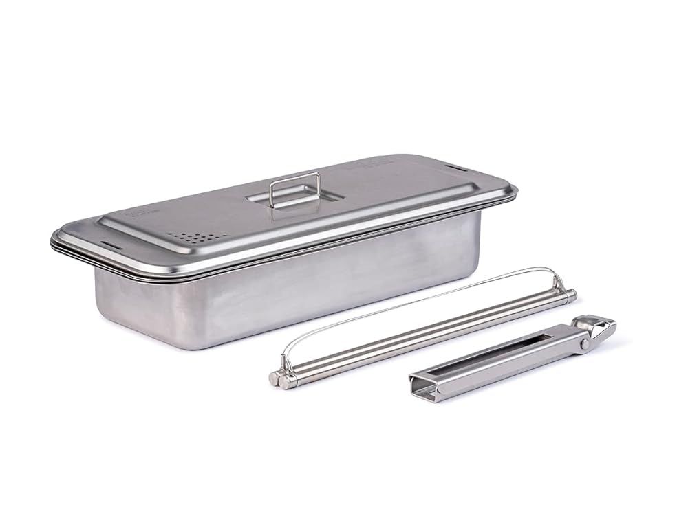 ウルフアンドグリズリー Wolf - Grizzly クックセット シルバー 収納時 H6.9×W13.9×D32cm