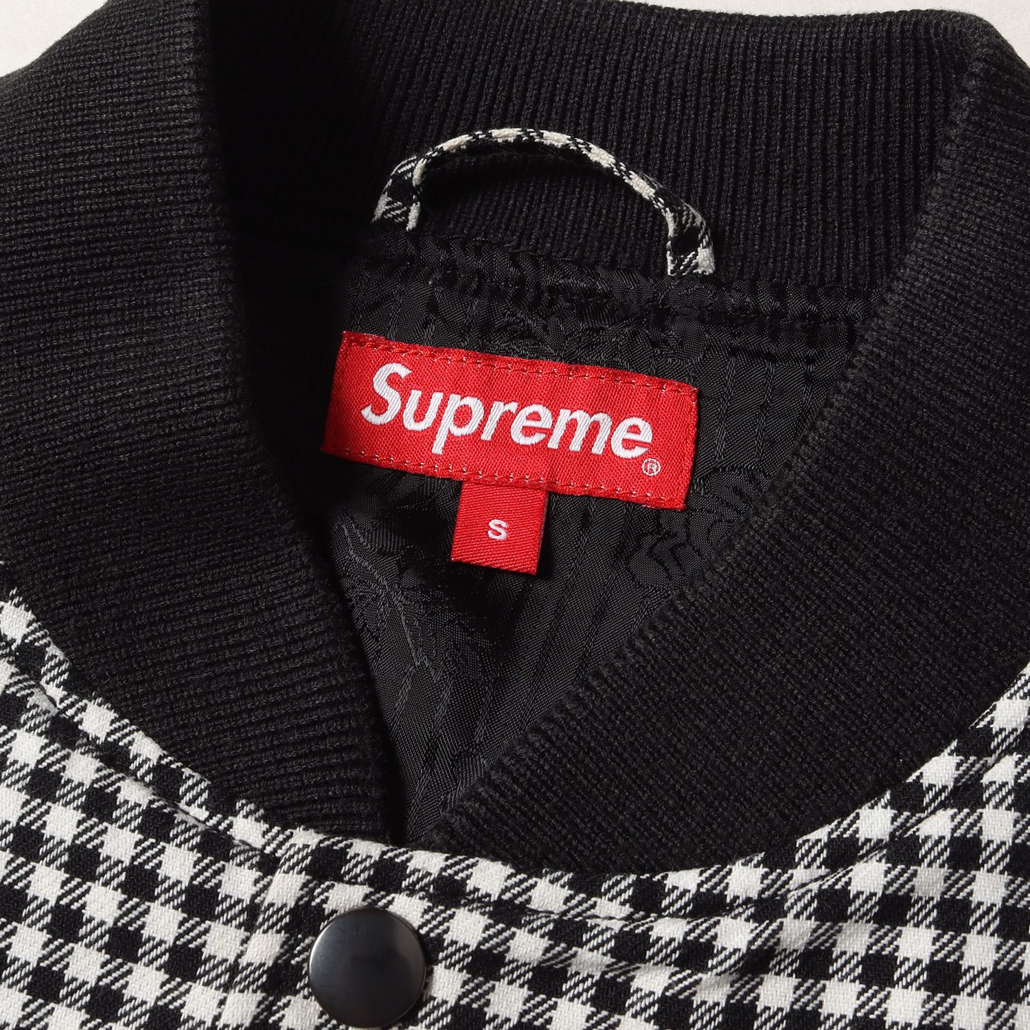 Supreme シュプリーム ジャケット 裏地フラワー柄 ギンガムチェック 