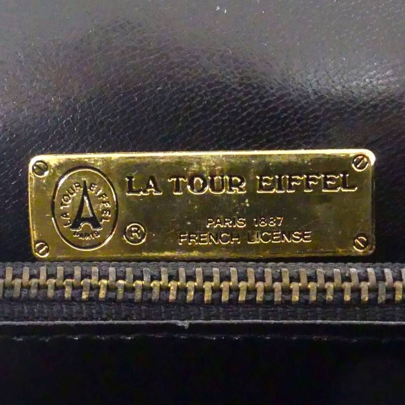 LA TOUR EIFFEL ラトゥールエッフェル ハンドバッグ クロコ型押し LA TOUR EIFFEL ラトゥールエッフェル ハンドバッグ クロコ型押し