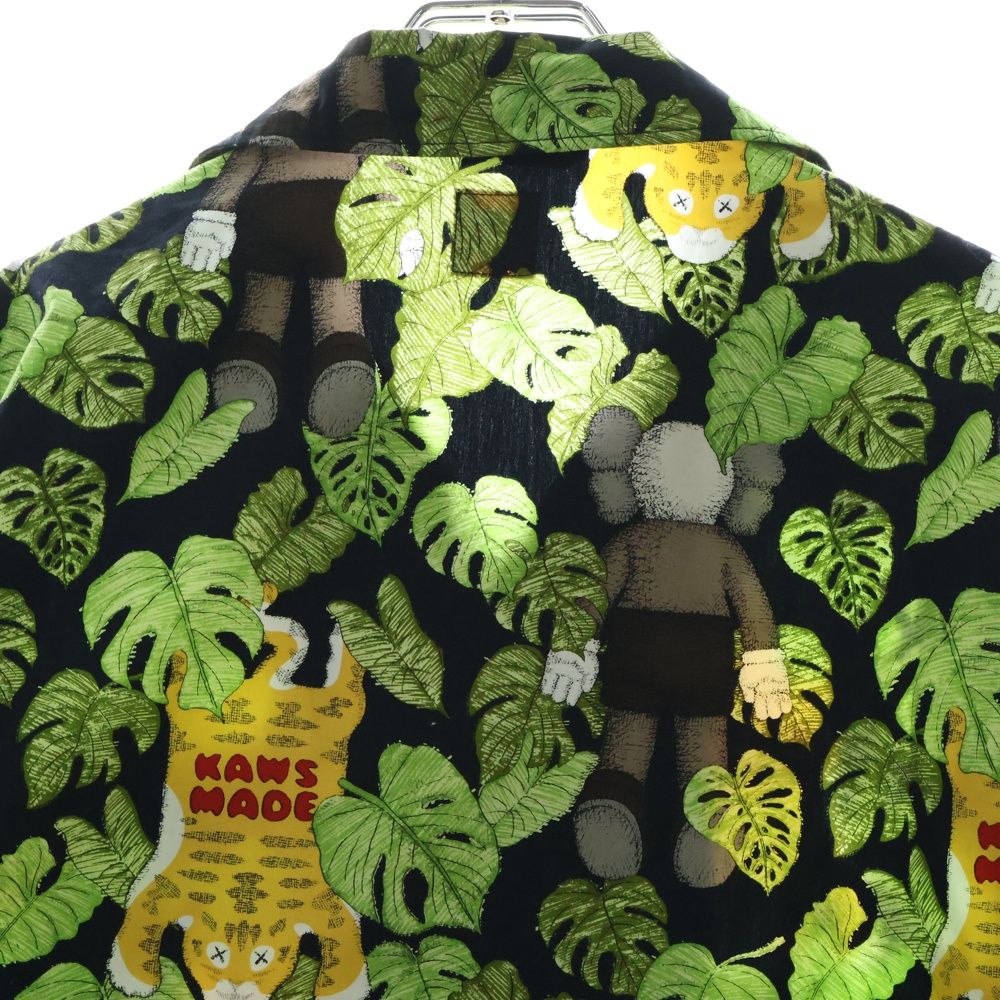 ヒューマンメイド　アロハシャツ HUMAN MADE (ヒューマンメイド) × KAWS Aloha Shirt カウズ 総柄 半袖