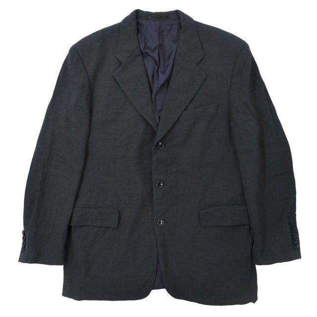 HUGO BOSS イタリア製 3B テーラードジャケット L ブラック HUGO BOSS イタリア製 3B テーラードジャケット L ブラック