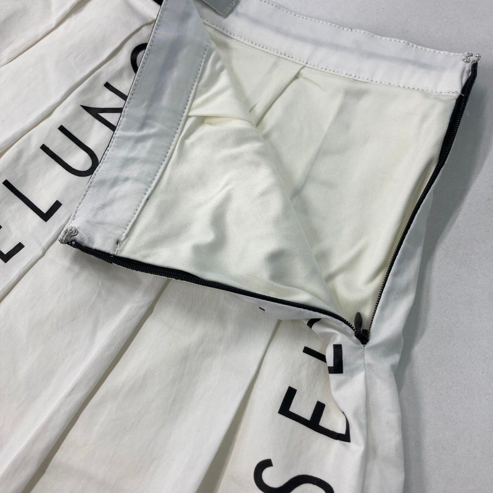 サイズ：1 RUSSELUNO ラッセルノ プリーツ スカート ホワイト系