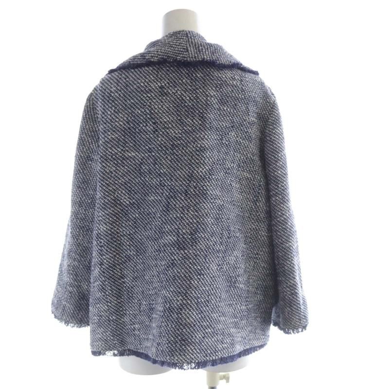 L’EQUIPE YOSHIE INABA レキップ モノトーン総柄ジャケット レキップ ヨシエイナバL'EQUIPE YOSHIE INABA 総柄プリント七分