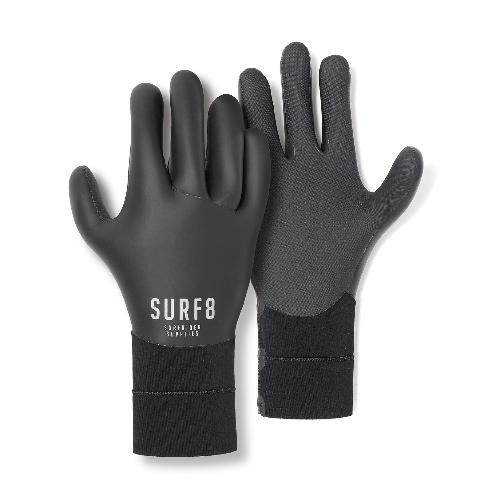 Color ブラック_Size M サーフエイト SURF8 2mm スムースラバーグローブ M 84F2FX1