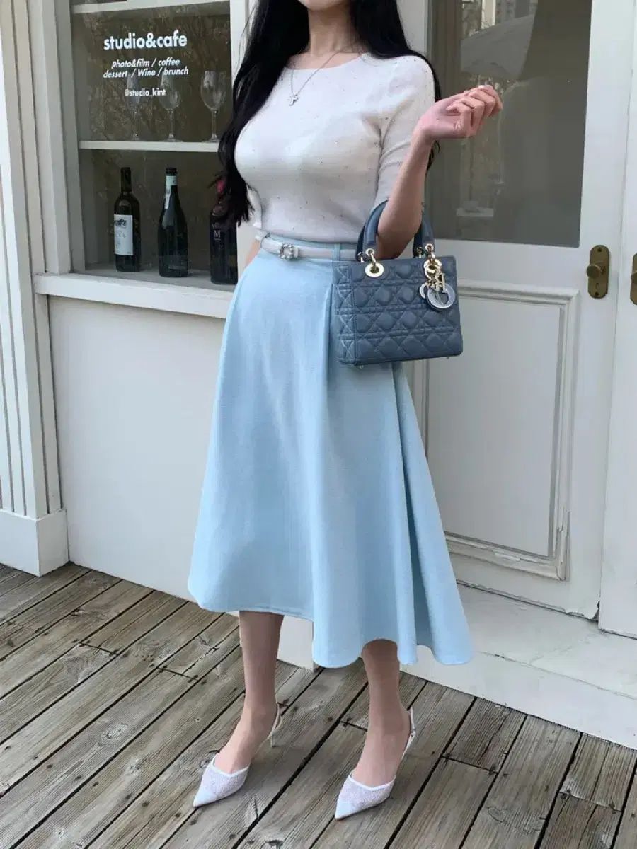 サマーセール。 ディアマンテ スカイブルー フ ロング丈スカート s 新商品が続々！