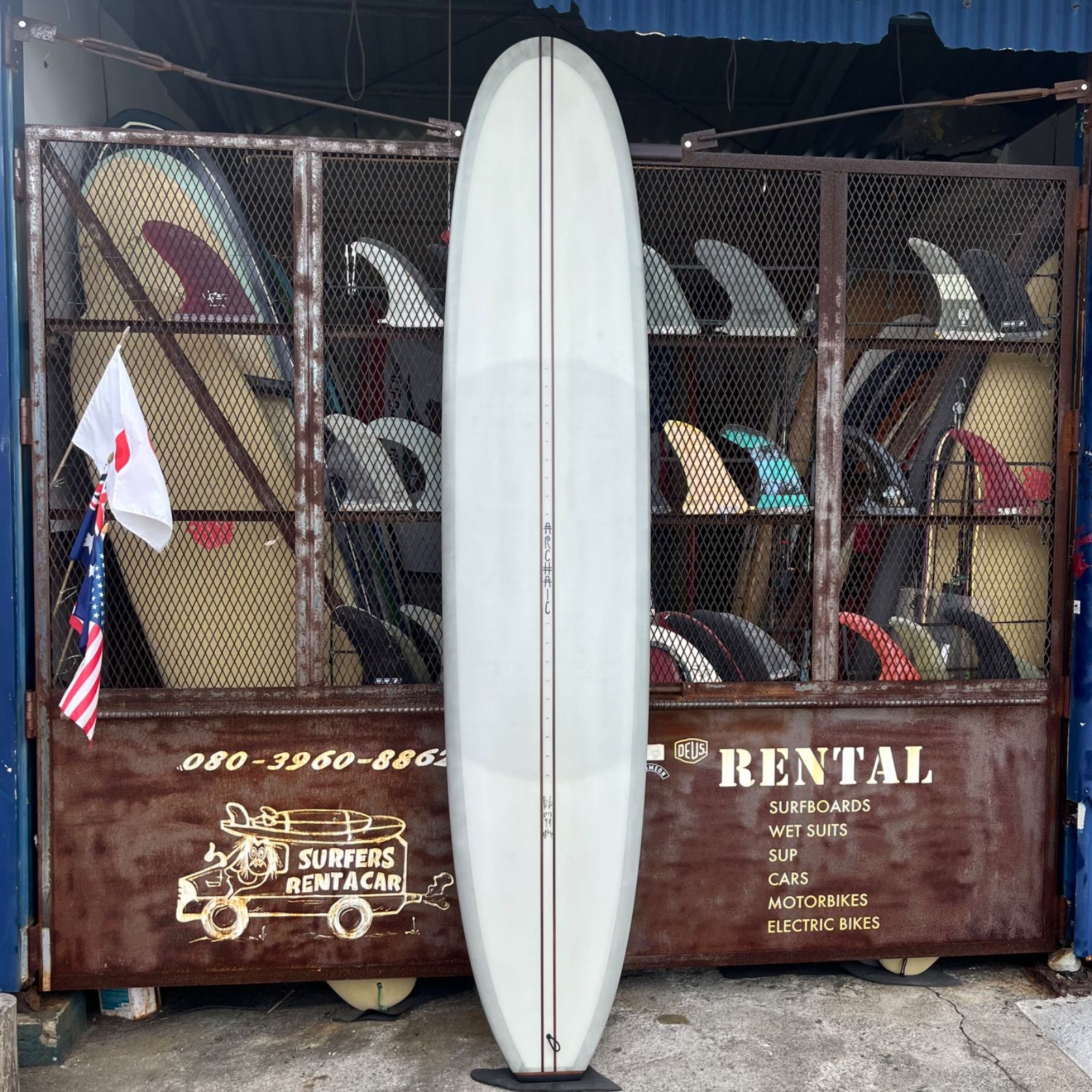 送料別途ご請求 ロングボード アーケッククラフト サーフボードARCHAIC