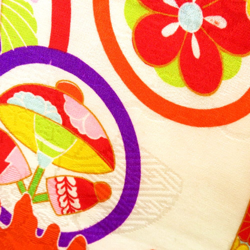 襦袢 昔襦袢 長襦袢 アンティーク 広衿 正絹 ピンク 赤 緑 黄 紫 白