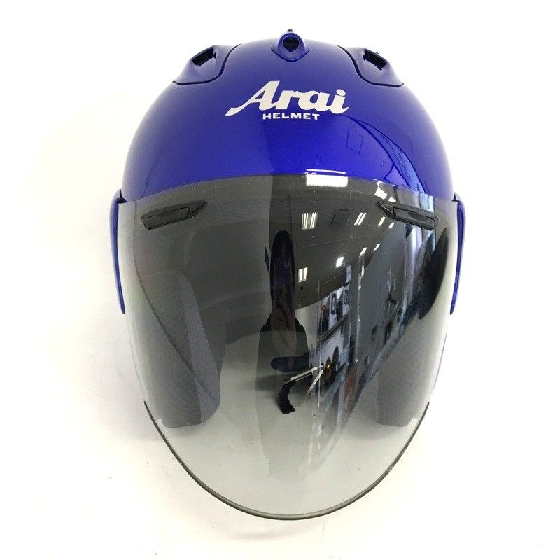Arai SZ-RAM2 ジェットヘルメット 除菌消臭済 Lサイズ ブルー