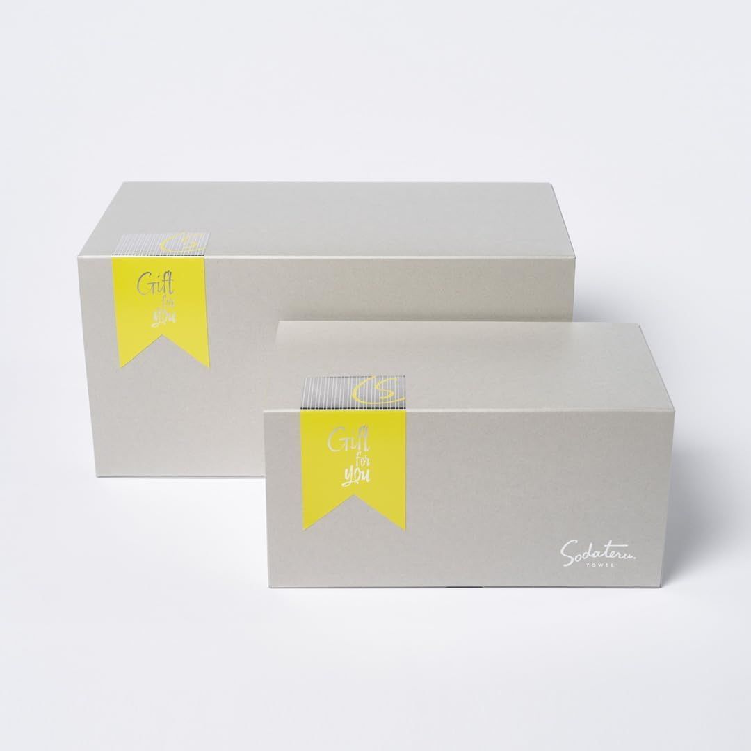 商品 feel フェイスタオルペアセット 育てるタオル ロータス ピンク系 ×ムーングレージュ 茶系 34×85cm 綿100％ ボックス入り SD-FEELGF-FGGLO