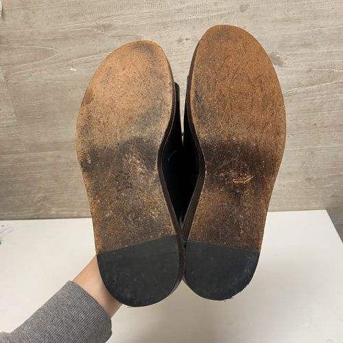 SUNSEA サンシー Cut Off Lace-up Shoes Black SUNSEA サンシー 15SS Cut Off Lace-up Shoes Black レース