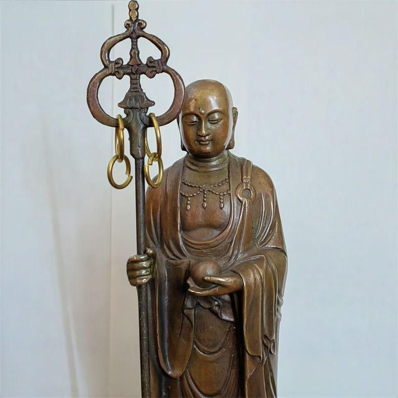 地蔵 菩薩 観音彩衣仏像 銅製 仏像 彫刻 開運 風水 置物 地蔵 菩薩 観音 銅製 仏像 彫刻 置物 開運 風水 - メルカリ