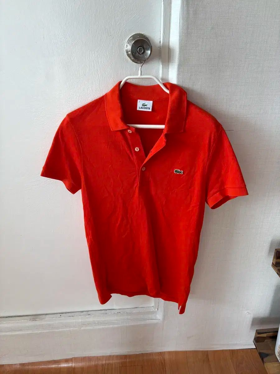 LACOSTE(ラコステ) 半袖 オレンジ (同じぐらつき) 正規品 B (目立った 