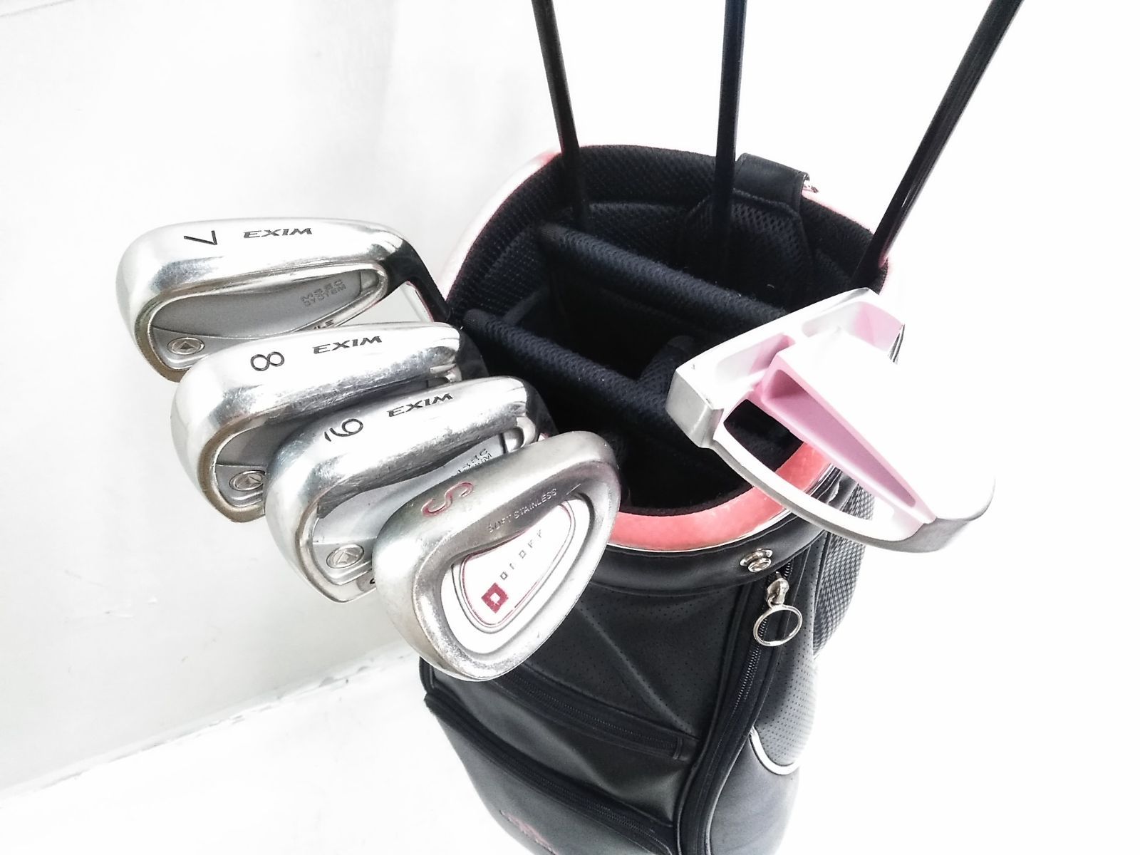 初心者オススメ レディース maruman EXIM 10本 ゴルフクラブセット 初心者様推奨\u203cマルマン レディース ゴルフ クラブ 初心者 セット L