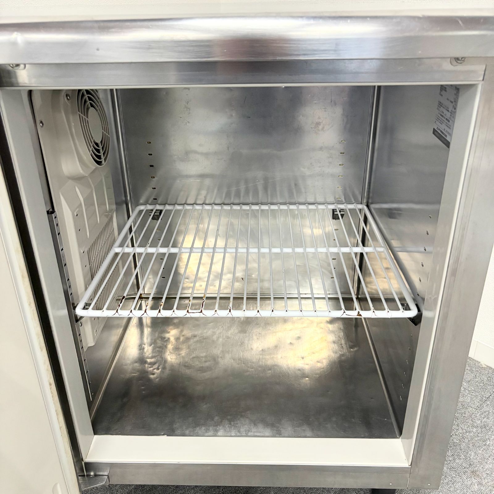 冷蔵コールドテーブル|ホシザキ|RT-80SNE1|幅800mm×奥行650mm×高さ800mm|2015年製|業務用|冷蔵庫|1596