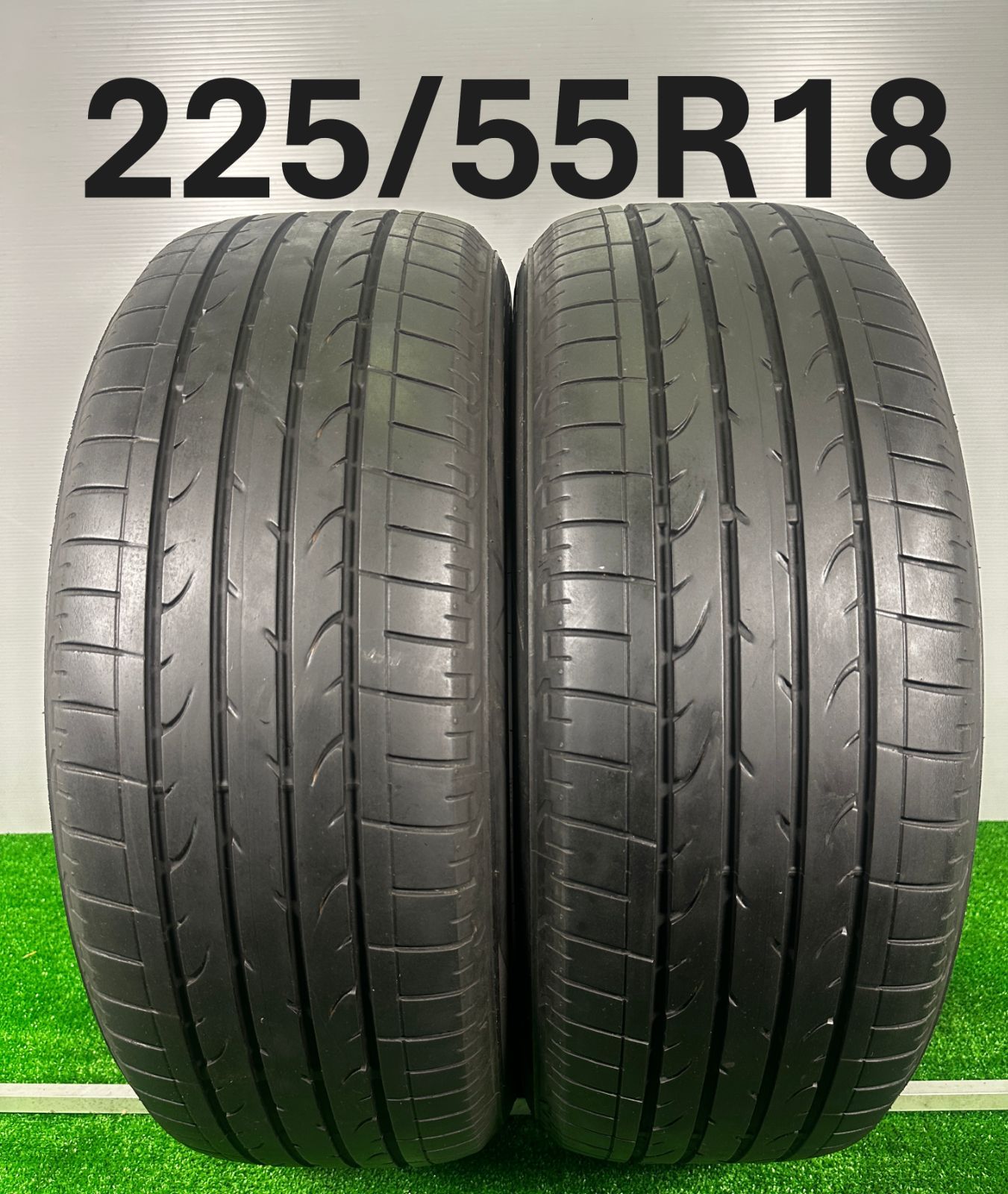 送料無料 225/55R18 ブリヂストン デューラー 夏タイヤ 2本 A 送料無料