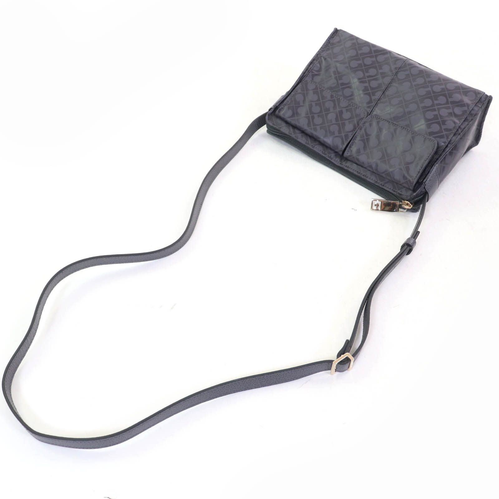 極美品☆GHERARDINI ゲラルディーニ ソフティーロゴ入り レザー