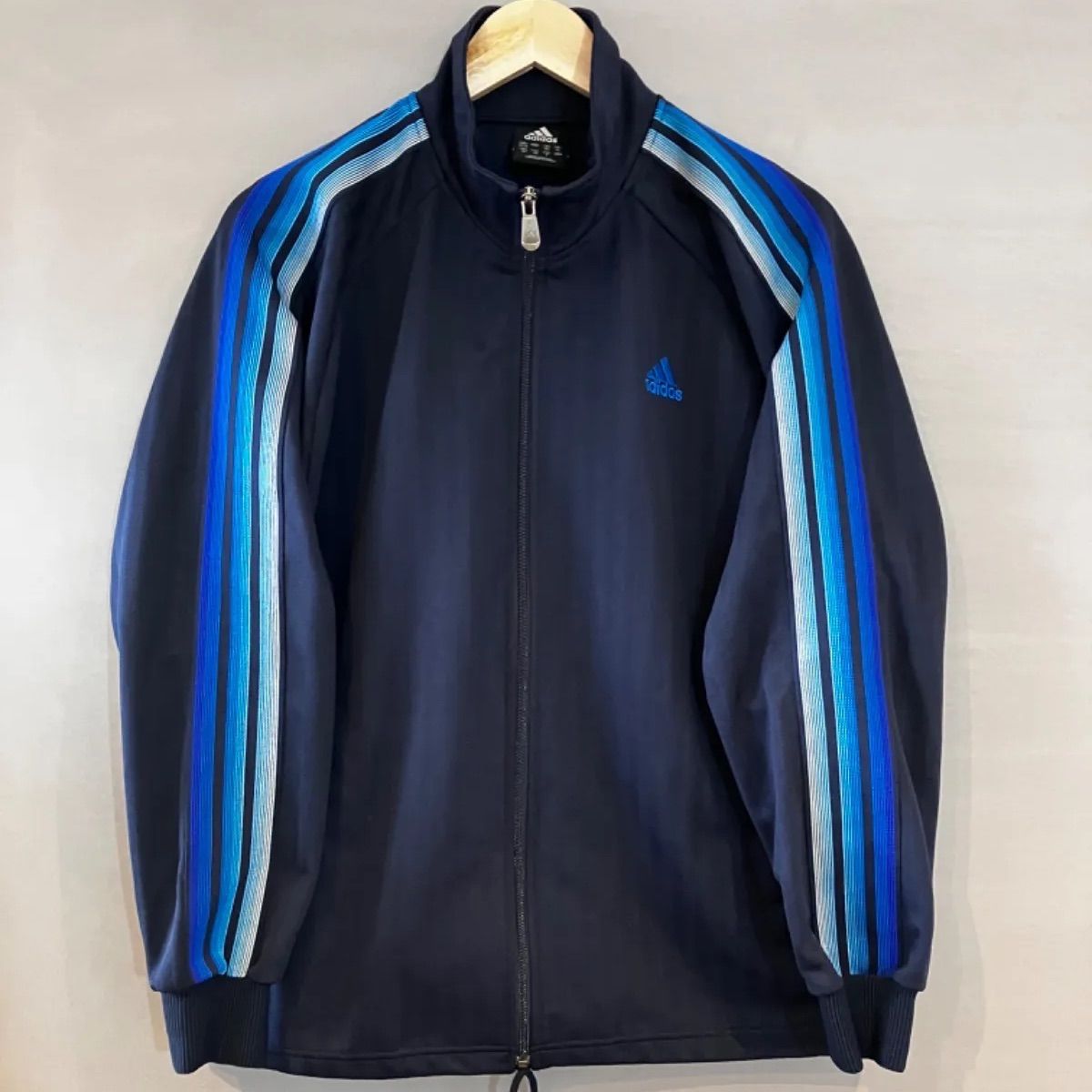 00's adidas アディダス トラックジャケット ジャージ ネイビー メンズ