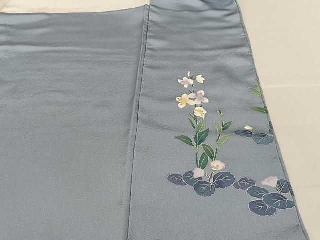 平和屋着物●訪問着　友禅　草花文　暈し染め　正絹　逸品　未使用　AABB0359zg 平和屋着物○訪問着 友禅 草花文 暈し染め 正絹 逸品 未使用